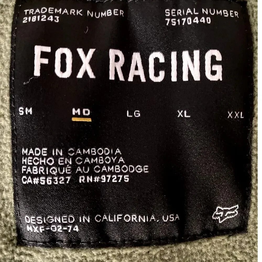 Fox racing shirt